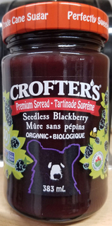 Premium Spread - Blackberry Seedless Organic (Crofters)